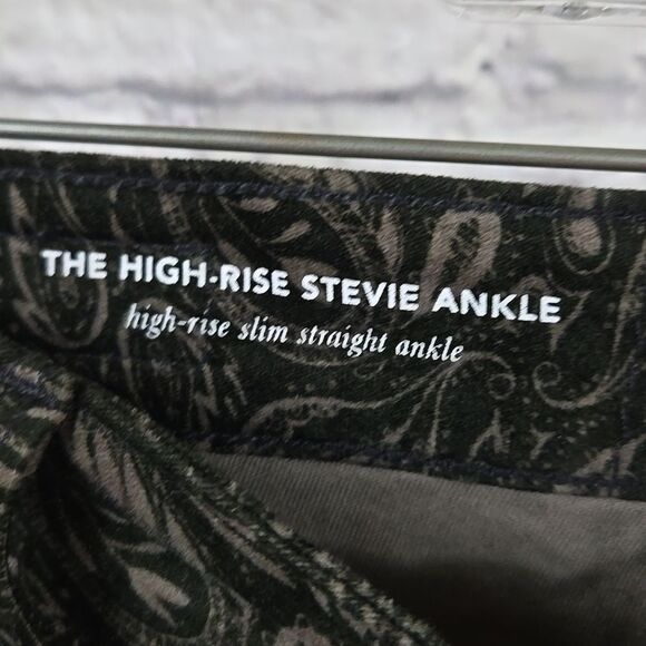 AG Anthropologie The Stevie Velvet High-Rise Skinny Jeans Adriano Goldschmied 26 - Picture 12 of 16